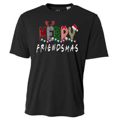 Merry Friendsmas Friends Christmas Family Matching Xmas Cooling Performance Crew T-Shirt