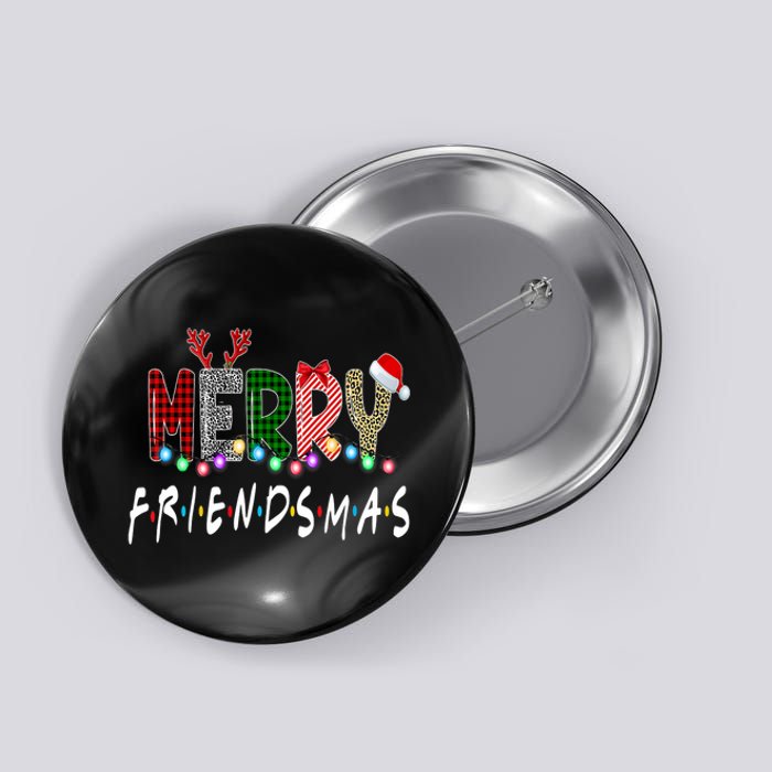 Merry Friendsmas Friends Christmas Family Matching Xmas Button