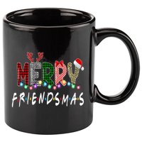 Merry Friendsmas Friends Christmas Family Matching Xmas 11oz C Handle Ceramic Mug