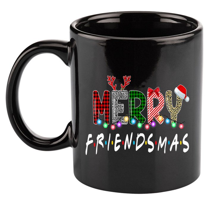Merry Friendsmas Friends Christmas Family Matching Xmas 11oz C Handle Ceramic Mug