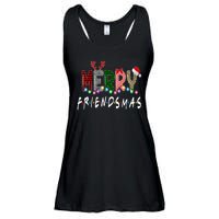 Merry Friendsmas Friends Christmas Family Matching Xmas Ladies Essential Flowy Tank