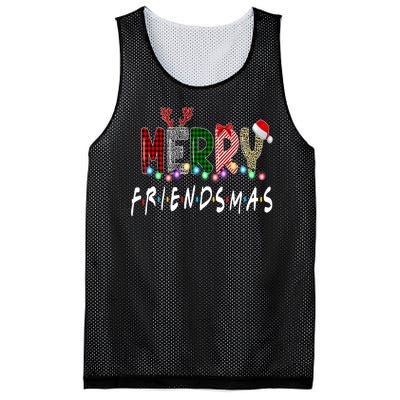 Merry Friendsmas Friends Christmas Family Matching Xmas Mesh Reversible Basketball Jersey Tank