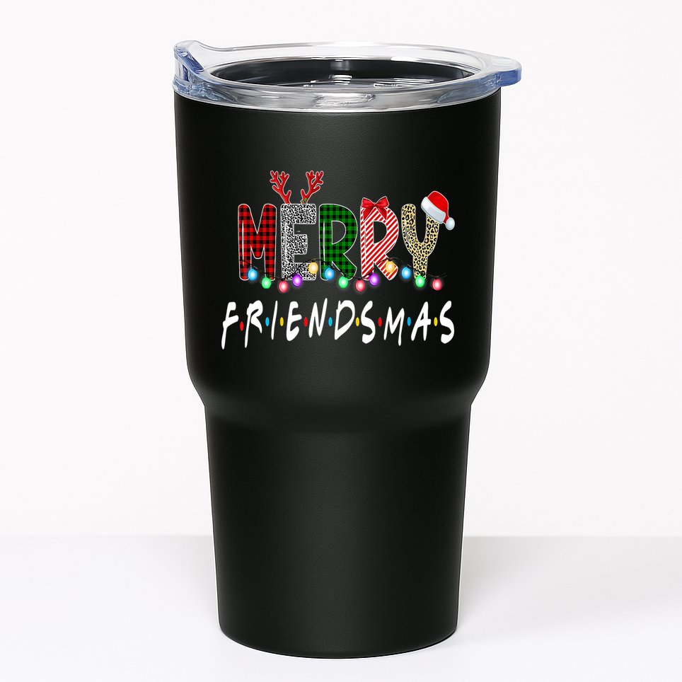 Merry Friendsmas Friends Christmas Family Matching Xmas Tumbler
