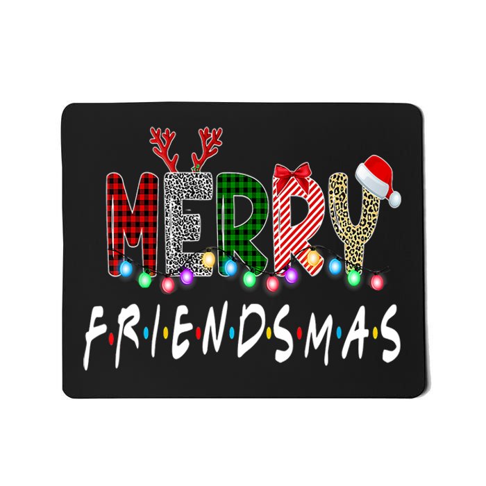 Merry Friendsmas Friends Christmas Family Matching Xmas Mousepad