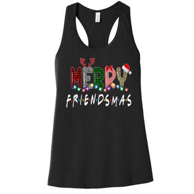 Merry Friendsmas Friends Christmas Family Matching Xmas Women's Racerback Tank