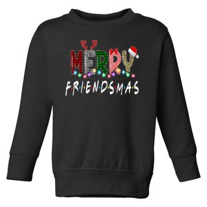 Merry Friendsmas Friends Christmas Family Matching Xmas Toddler Sweatshirt