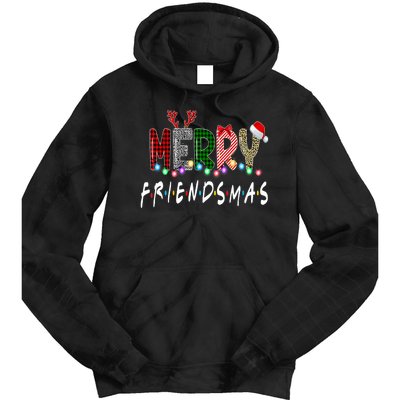 Merry Friendsmas Friends Christmas Family Matching Xmas Tie Dye Hoodie