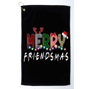 Merry Friendsmas Friends Christmas Family Matching Xmas Platinum Collection Golf Towel