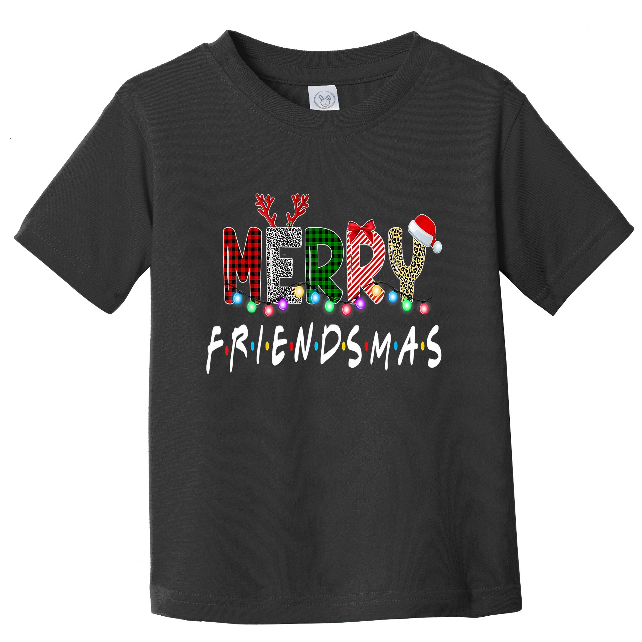 Merry Friendsmas Friends Christmas Family Matching Xmas Toddler T-Shirt