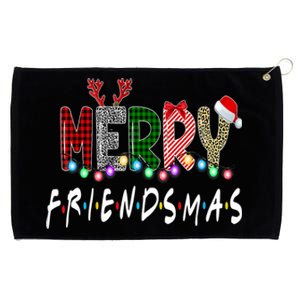 Merry Friendsmas Friends Christmas Family Matching Xmas Grommeted Golf Towel