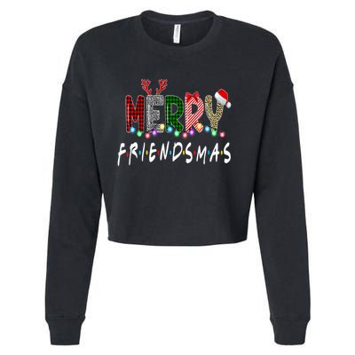 Merry Friendsmas Friends Christmas Family Matching Xmas Cropped Pullover Crew