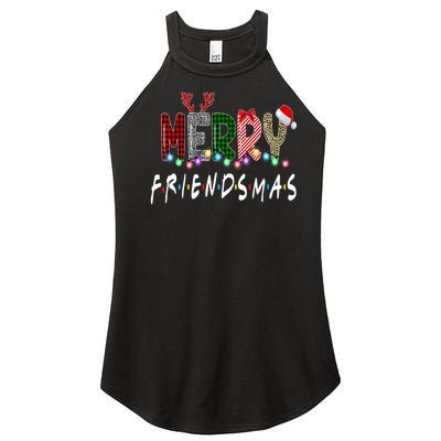 Merry Friendsmas Friends Christmas Family Matching Xmas Women's Perfect Tri Rocker Tank