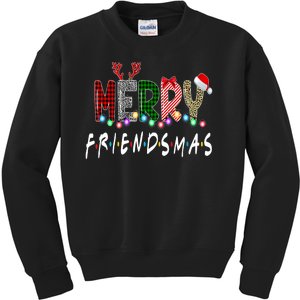 Merry Friendsmas Friends Christmas Family Matching Xmas Kids Sweatshirt