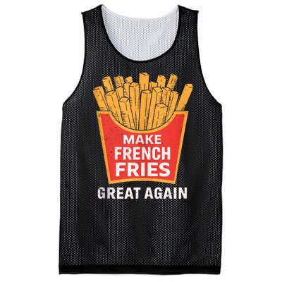 Make French Fries Great Again Donald Trump 2024 Mcdon 2024 T-shirts Mesh Reversible Basketball Jersey Tank