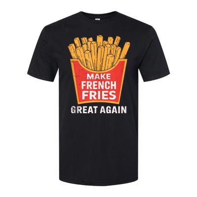 Make French Fries Great Again Donald Trump 2024 Mcdon 2024 T-shirts Softstyle CVC T-Shirt