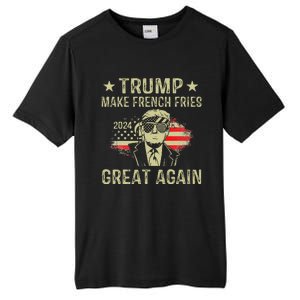 Make French Fries Great Again Trump 2024 French Fry Tall Fusion ChromaSoft Performance T-Shirt