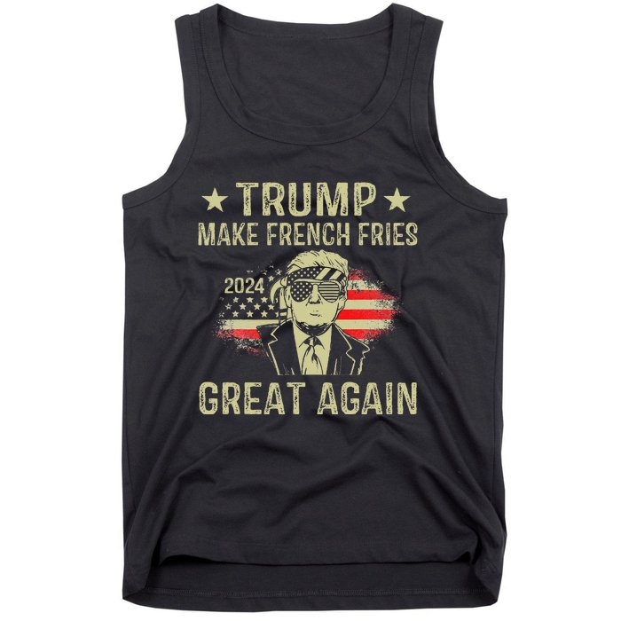 Make French Fries Great Again Trump 2024 French Fry Tank Top