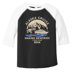 Matching Family Friends And Group Alaska Cruise 2024 Funny Toddler Fine Jersey T-Shirt