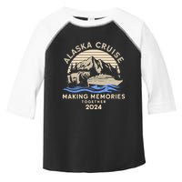 Matching Family Friends And Group Alaska Cruise 2024 Funny Toddler Fine Jersey T-Shirt