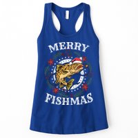 Merry Fishmas For Fisher Or Fishing Lover Gift Womens Tank Top