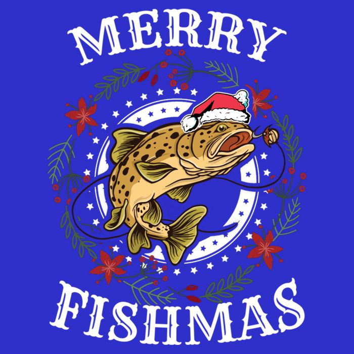 Merry Fishmas For Fisher Or Fishing Lover Gift Womens Tank Top