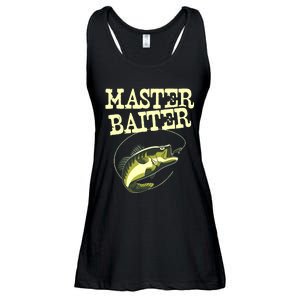 Masterbaiter Funny Fishing Fisherman Fish Master Baiter Ladies Essential Flowy Tank