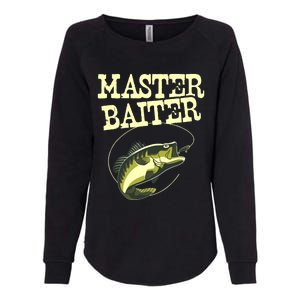 Masterbaiter Funny Fishing Fisherman Fish Master Baiter Womens California Wash Sweatshirt