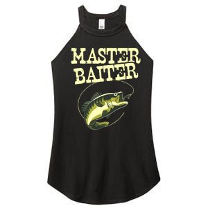 Masterbaiter Funny Fishing Fisherman Fish Master Baiter Women's Perfect Tri Rocker Tank