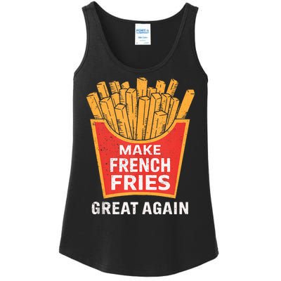 Make French Fries Great Again Donald Trump 2024 French Fry Ladies Essential Tank