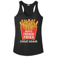 Make French Fries Great Again Donald Trump 2024 French Fry Ladies PosiCharge Competitor Racerback Tank