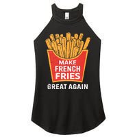 Make French Fries Great Again Donald Trump 2024 French Fry Women's Perfect Tri Rocker Tank