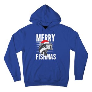 Merry Fishmas Funny Christmas Fishing Gift Great Gift Hoodie