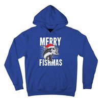 Merry Fishmas Funny Christmas Fishing Gift Great Gift Hoodie