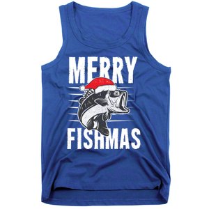 Merry Fishmas Funny Christmas Fishing Gift Great Gift Tank Top