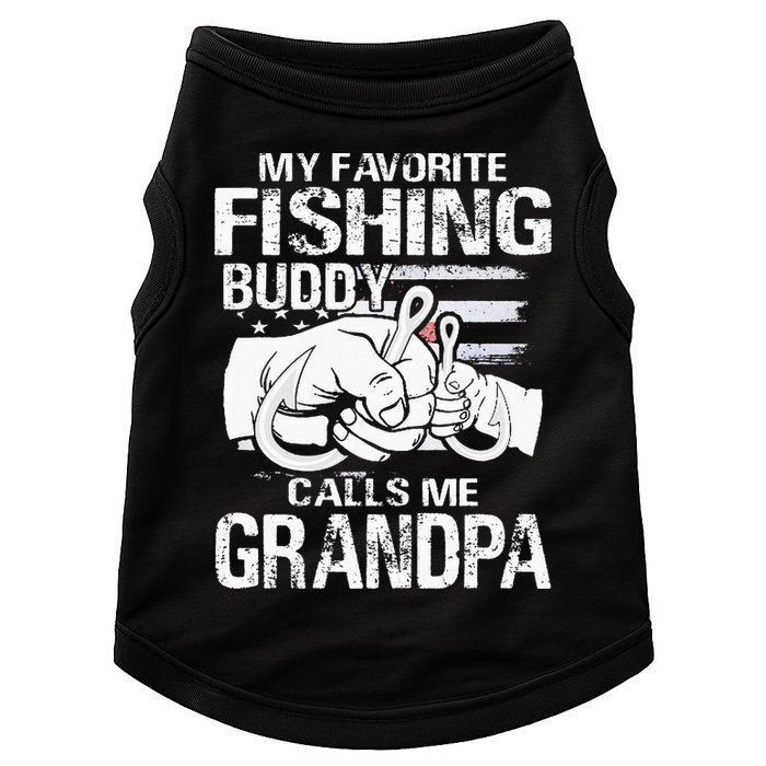 My Favorite Fishing Buddy Calls Me Grandpa Doggie Tank