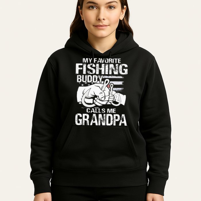 My Favorite Fishing Buddy Calls Me Grandpa Hoodie