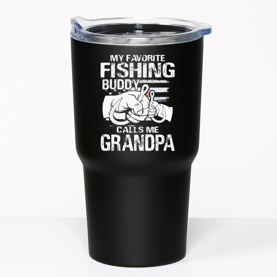 My Favorite Fishing Buddy Calls Me Grandpa Tumbler
