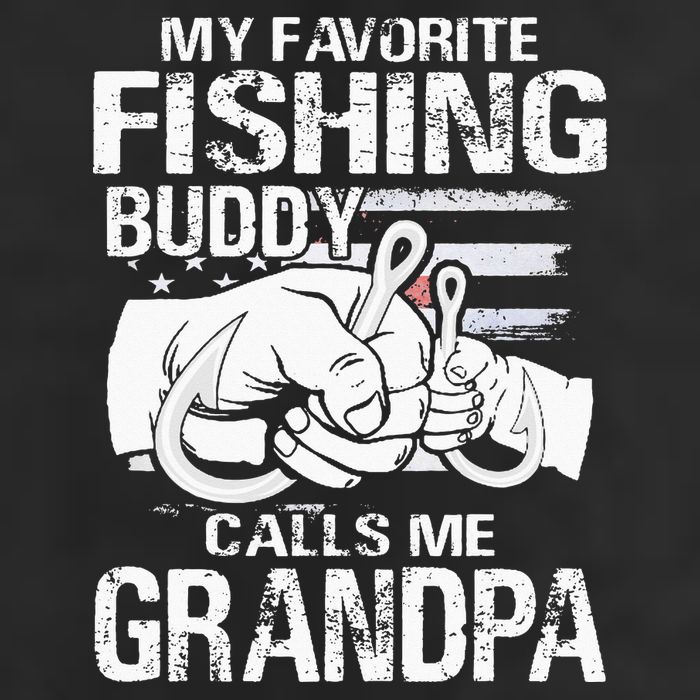 My Favorite Fishing Buddy Calls Me Grandpa Golf Towel