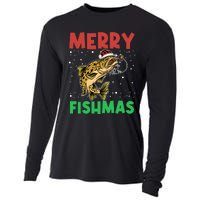 Merry Fishmas For Fisher – Xmas Christmas Fishing Long Sleeve Cooling Performance Long Sleeve Crew