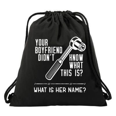 Mechanic Fun For Car Mechanics And DIY Handyman Drawstring Bag