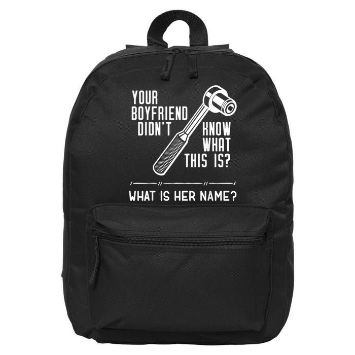 Mechanic Fun For Car Mechanics And DIY Handyman 16 in Basic Backpack