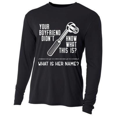 Mechanic Fun For Car Mechanics And DIY Handyman Cooling Performance Long Sleeve Crew