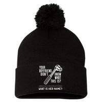 Mechanic Fun For Car Mechanics And DIY Handyman Pom Pom 12in Knit Beanie