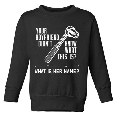 Mechanic Fun For Car Mechanics And DIY Handyman Toddler Sweatshirt
