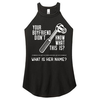 Mechanic Fun For Car Mechanics And DIY Handyman Women's Perfect Tri Rocker Tank