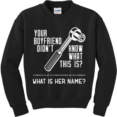 Mechanic Fun For Car Mechanics And DIY Handyman Kids Sweatshirt