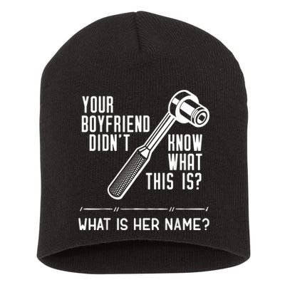 Mechanic Fun For Car Mechanics And DIY Handyman Short Acrylic Beanie