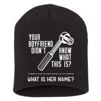 Mechanic Fun For Car Mechanics And DIY Handyman Short Acrylic Beanie