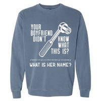 Mechanic Fun For Car Mechanics And DIY Handyman Garment-Dyed Sweatshirt