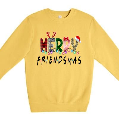 Merry Friendsmas Friends Christmas Matching Xmas Gift Premium Crewneck Sweatshirt